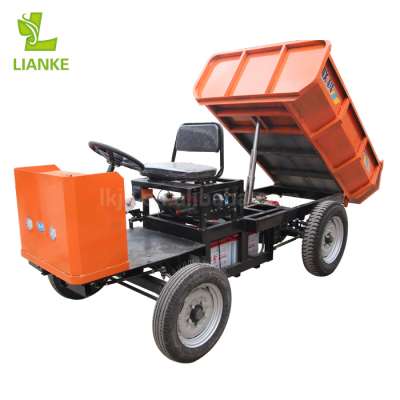 2 ton four wheel drive tipper trucks dumper/hydraulic electric garden dumper