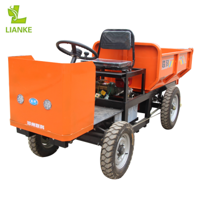 electric mini dumper 4wd, mini dumper dead weight 500kg,small mini dumper 500kg