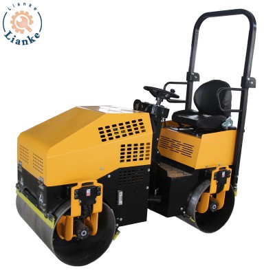 1 ton hydraulic double drum vibratory road roller