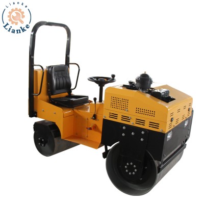 Hydraulic steering steel wheel single drum used roller compactor/small road roller