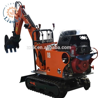 Mini trench digger electric nante mini digger crawler mini bagger