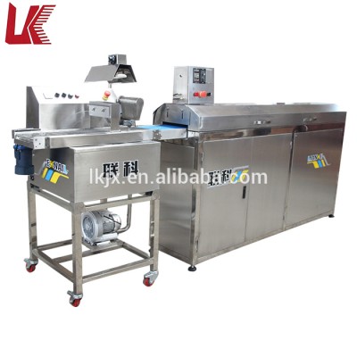 chocolate making line with cooling tunnels/chocolate coating machine with cooling tunnel