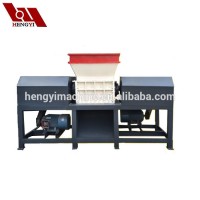 Double shaft multi-functional crushing machine tire shredder/plastic shredder grinder crusher machine/shredder plastic machine